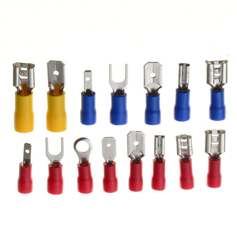 280Pcs Assorted Crimp Spade Terminal Insulated Electrical Wire Connector Kit Set