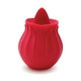 thumbnail image 1 of Skins Rose Buddies The Rose Lix Clitoral Vibrator, Red, 1 of 2