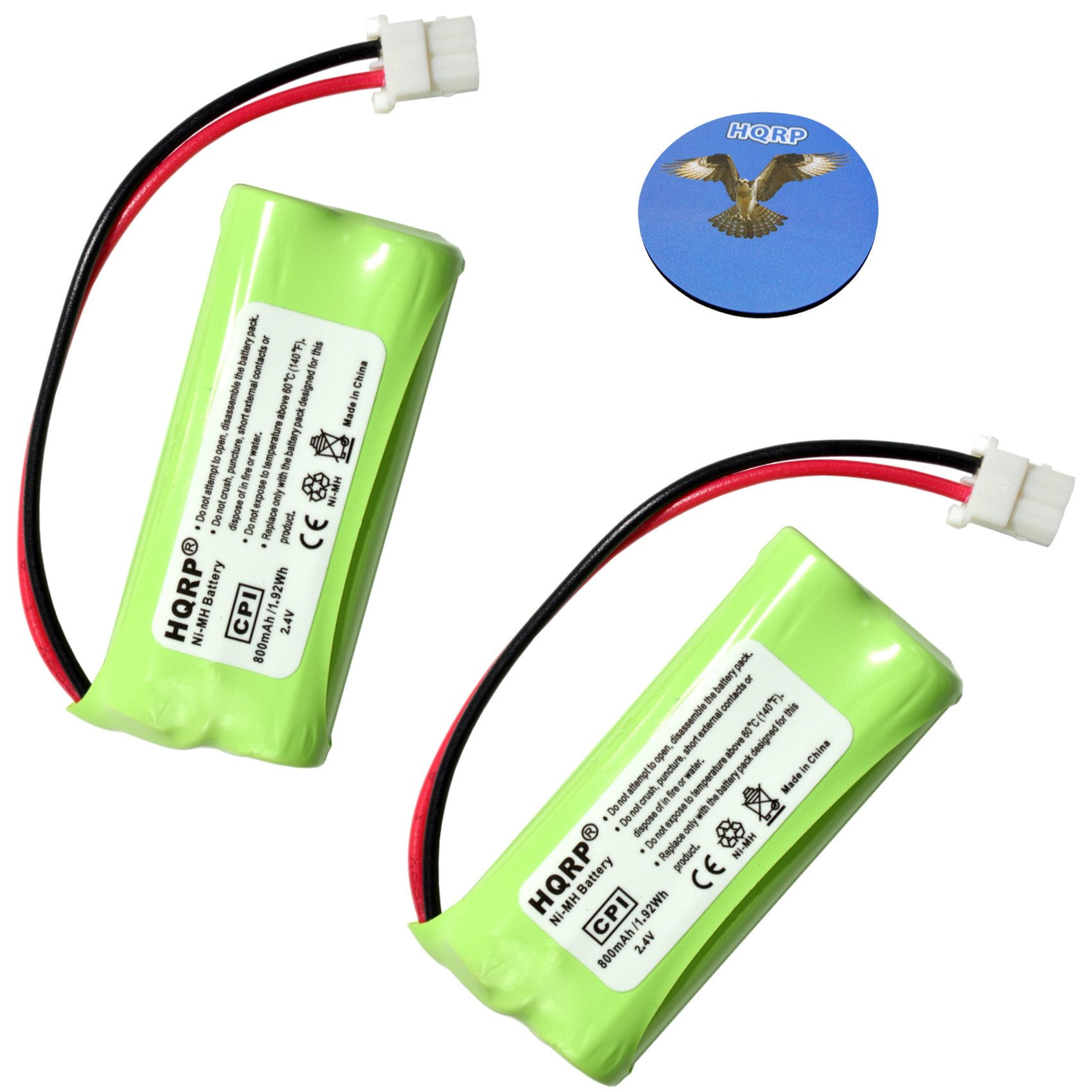 HQRP Phone Battery Compatible with General Electric GE 21028, 21028GE3, 21900, 21905, 21920, 25802 Cordless Telephone
