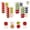 Clear, variant on 8 oz Snack Containers with Lids 10 Pack (20 Compartments) Portion control, Snack Pack Containers 2 Double Compartment Snack Containers On the Go Meals, Camping Snack Tray Prep,5-Color Bundle