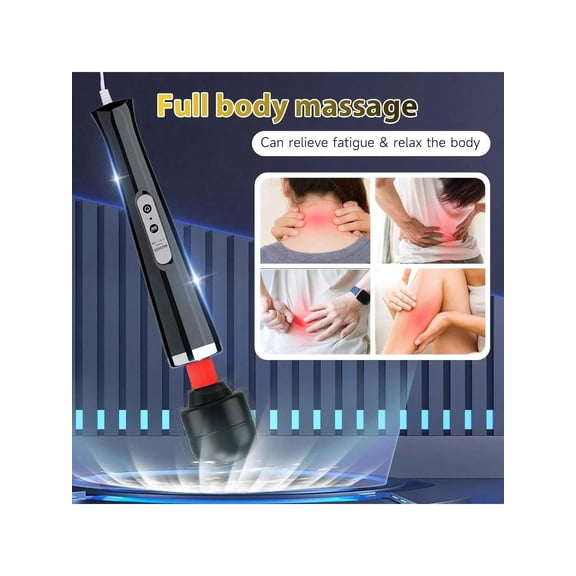 Mini Massage Vibrators, Personal Wand Massager Rechargeable Muscle Massager for Women