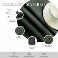 thumbnail image 4 of Homi Drapes Double Pinch Pleated Blackout Curtains – Thermal Insulated, Room Darkening Window Treatments Back Tab Curtains for Home or Office – 1 Panel with Hooks & Tiebacks (Dark Grey,52x45), 4 of 5
