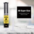 thumbnail image 1 of Universal AB Super Glue Resina epoxi Pegamento líquido Adhesivo Reparación Pegamento (4ml), 1 of 5