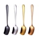 thumbnail image 1 of 4 cucharas de acero inoxidable elegantes y delicadas para helado, postre, café y té., 1 of 5