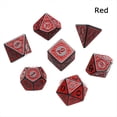 thumbnail image 3 of Verde 7 Piezas para TRPG DND Juego de Dados Acrílico de Múltiples Caras 7 Troqueles D4-D20 Juego de Mesa de Dados Poliédricos Mesa de Matemáticas, 3 of 5