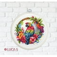 thumbnail image 4 of The Tropical Parrot BC201L Counted Cross-Stitch Kit, 4 of 4