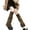 Coffee, variant on 1 Pair Women's Winter Plain Color Knitted Socks Yoga Dance Foot Sleeves Leg Protectors Ankle Heap Stacking Leg Warmers Black
