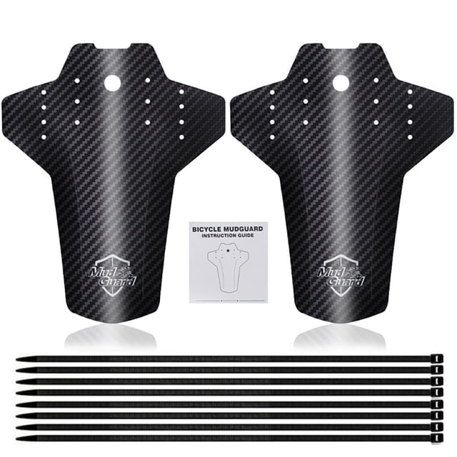 Naiovety Guardabarros de bicicleta de plástico ultraligero guardabarros de bicicleta Mountain Road Bike Wing para accesorios de bicicleta Type10 NO10