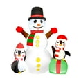 thumbnail image 1 of Lipstore Christmas Inflatable Snowman Giant Snow Man Props Xmas Inflatable Decoration, 1 of 8