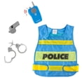 thumbnail image 1 of Accesorios de juego de rol, herramienta de policía falsa creativa interesante, disfraces de Cosplay profesionales para padres, niños, escuela de jardín de infantes, 1 Juego Inevent FN001537-00, 1 of 7
