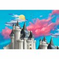 thumbnail image 4 of Idea4wall 6pcs Dream Castle Peel and Stick Wallpaper Removable Wall Murals Large Wall Stickers for Home Decoration, 100"x24", 4 of 5
