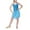 Blue, variant on Uccdo 4-13T Girls Dance Outfits Ballroom Dresses Kids Sequins Fringed Jazz Tango Latin Dance Dress Performance Dancewear