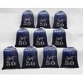 thumbnail image 5 of Darling Souvenir Blue Number Birthday Custom Party Supplies Favor BagsDrawstring Pouches15 Pieces, 5 of 5