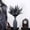 F, variant on HOARBOEG Spooky Halloween Artificial Conifer Branch, 17.7in Black Bendable Floral Pick with Wire Stem, Halloween Fake Plants for Decoration, for Wreaths, Vases, Gothic Centerpieces