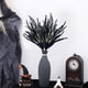 thumbnail image 1 of 1 pieza de esquejes de agujas negras para Halloween, agujas artificiales y plantas acuáticas negras., 1 of 6