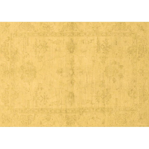 Ahgly Company Indoor Rectangle Abstract Brown Modern Area Rugs, 2' x 3'
