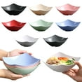 thumbnail image 4 of Shoreew 1/4Pcs Disposable Square Serving Bowls Smooth Edges Party Snack Salad Bowl Heat-Resistant Versatile Serving Dish, 4 of 7
