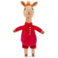 thumbnail image 1 of Shiyou-lama Pyjama Rouge Pouf en Peluche, 10”, 1 of 4