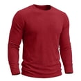 thumbnail image 5 of JIAYUE Men's T Shirt Loose Fit Casual Fashionable Round Neck Casual Long Sleeve Tees Everyday Comfort Lightweight Breathable For Outdoor Workout And Sport Wear, 5 of 8