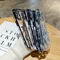 thumbnail image 4 of Electroplated Glitter swan Pattern Phone case with Glitter or Without Glitter Paper, Drop-Proof, Light Luxury Style, for iPhone 15 14 13 12 11 Pro Max case (Black 1,iPhone 13 Pro Max), 4 of 8