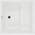 thumbnail image 4 of HEATGENE 39" Acrylic Freestanding Bathtub Contemporary Soaking Tub Easy to Install UPC Certified Drain & Overflow Assembly Included - Black Drain, 4 of 5
