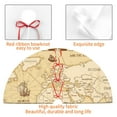 thumbnail image 6 of Kll 48" Christmas Tree Skirt World Map Xmas Tree Skirts Mat For New Year Xmas Holiday Party Indoor Outdoor Home Decoration, 6 of 9