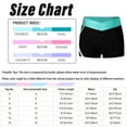 thumbnail image 3 of Hansber Kids Girls Athletic Shorts V-Waistband Gym Workout Yoga Booty Shorts Dance Gymnastics Hot Pink 12, 3 of 5