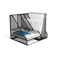 thumbnail image 3 of HITOUCH BUSINESS SERVICES 8 Compartment Wire Mesh Desk Organizer Matte Black TR57533-CC, 3 of 3
