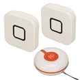 thumbnail image 3 of Buscapersonas inalámbrico para cuidadores, transmisión de larga distancia, botón de llamada de monitoreo para ancianos, sistema de alerta de enfermera, enchufe estadounidense de 100-240V, 3 of 5