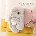 thumbnail image 2 of Soft Bunny Keychain with Tin,Cute Easter Gift Plush Keychain for Backpack,Bag Charm Gift Key Chain, 2 of 7