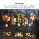 thumbnail image 4 of Bewildely Luz de ventana de Navidad IP44, iluminación colgante de Navidad, decoración con , ventosa, lámpara de interior, fotografía Kits de decoración para fiestas Tipo 2, 4 of 6
