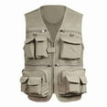 thumbnail image 6 of Fishing Fishing Vest Breathable Fishing Travel Mesh Vest With Zipper Pockets Summer Work Vest For Outdoor Activities, 6 of 7