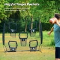 thumbnail image 2 of 7 x 7ft Football Trainer Throwing Net | Training Target Practice with 5 Targets | Great for Quarterback | Includes Carry Bag, 2 of 8