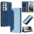 thumbnail image 1 of Funda FOXDOCK para Samsung Galaxy S21 Ultra de Cuero Premium Bicolor con Ranuras RFID, Carcasa Tipo Billetera Antigolpes y Soporte Plegable, 1 of 6