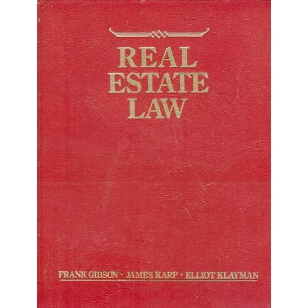 Real Estate Law Prentice-Hall Series in Real Estate Pre-Owned Hardcover 0137632924 9780137632923 Robert Kratovil
