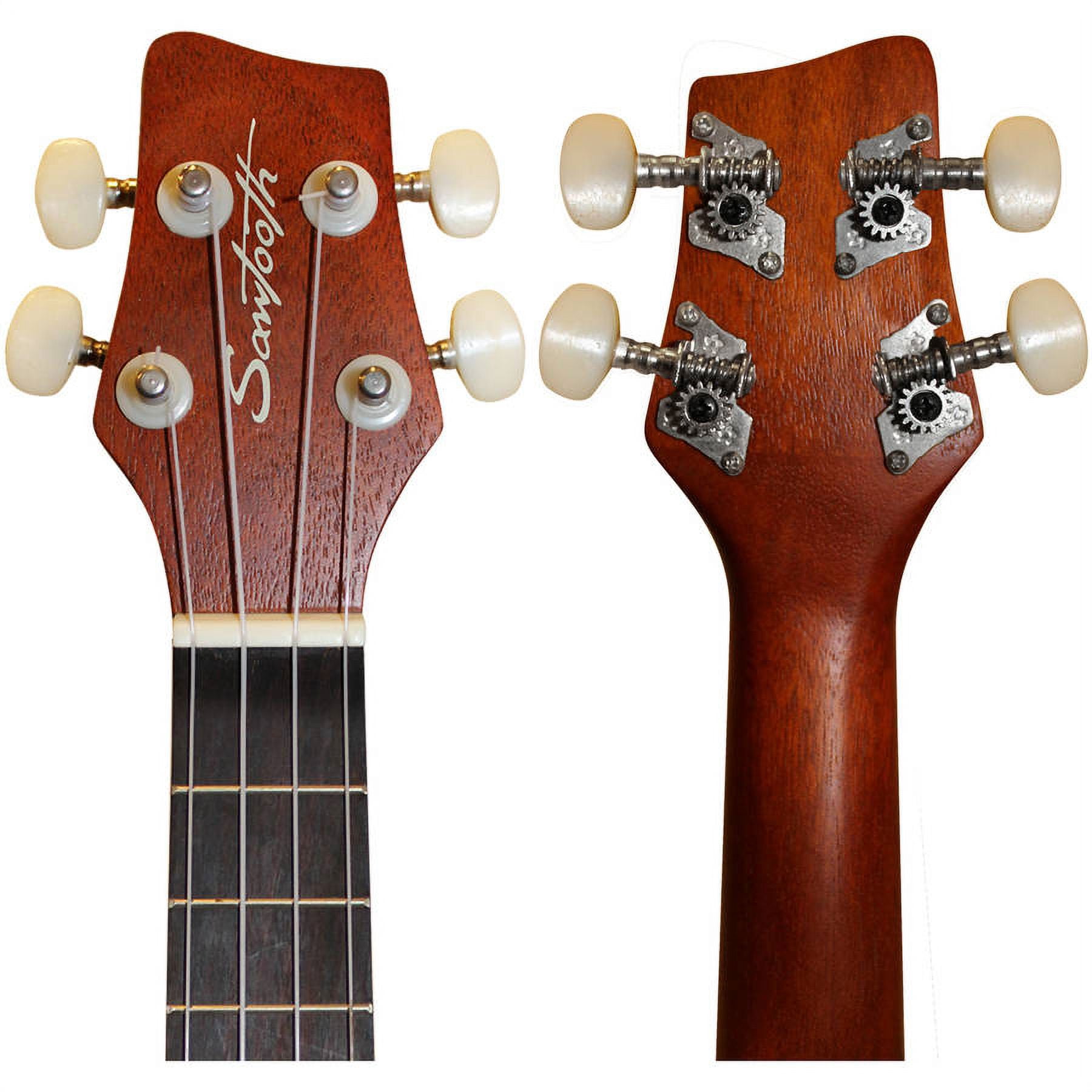 Sawtooth Mahogany Series Concert Ukulele with Preamp and Quick Start Guide