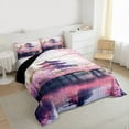 thumbnail image 3 of Homewish Cherry Blossom Bedding Comforter Set,Japanese Theme Twin Comforter Sets,Pink Sakura Bedding Set For Girls Kids,Breathable Home Decor Reversible,2pcs, 3 of 8