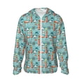 thumbnail image 1 of Balery Sea Lighthouse Sudadera ligera de manga larga con capucha y protección solar UPF 50+ para hombre y mujer, ideal para pesca y running-XX-Large, 1 of 7