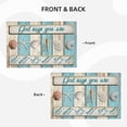 thumbnail image 3 of Coastal Seashell Placemats Set of 4 Ocean Nautical Table Mats Washable Place Mats for Home Party Indoor Kitchen Dining Table Decoration 12x18 Inch, 3 of 6