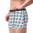 thumbnail image 2 of Honeii Tulips Flowers Men's Underwear Boxer Briefs Pack, ComfortSoft Boxer Brief for Men, Moisture-Wicking Breathable-Large, 2 of 5