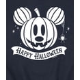 thumbnail image 3 of Disney - Happy Halloween Pumpkin White Ink - Men's Crew Fleece Sweatshirt, 3 of 5