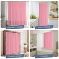 thumbnail image 5 of Pink Waterproof Shower Curtain, Large 72"x84" Washable Polyester Fabric Shower Curtains for Bathroom, Pure Pink Decorative Bathtub Curtain Sets with Hooks, 5 of 9
