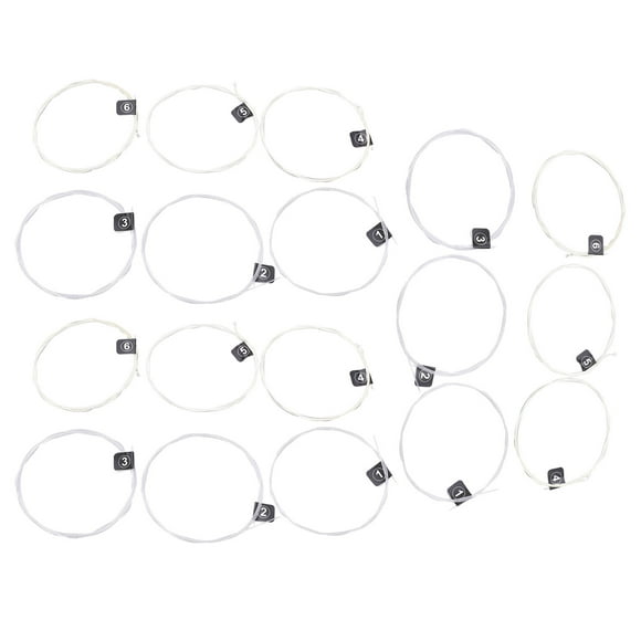 Cuerdas de guitarra clásica, 3 juegos de cuerdas de guitarra clásica de nailon Reemplazo de cuerdas de guitarra clásica Fiabilidad excepcional Jadeshay A