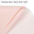 thumbnail image 2 of Double Sided Color Flower Wrapping Paper Pink+White 22.8"x22.8" Waterproof 10 Pack, 2 of 7