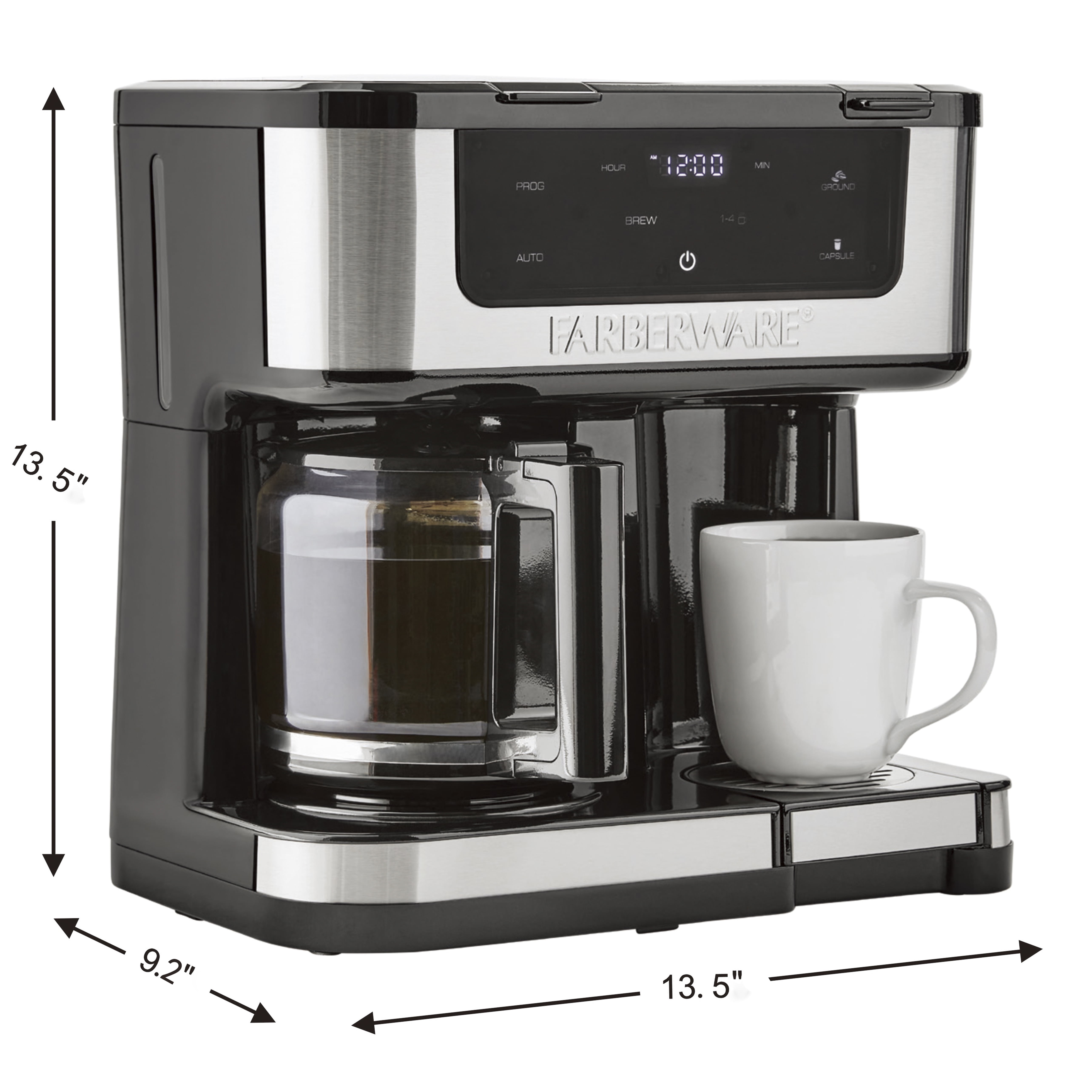 Faberware Dual Brew coffee maker,600 milliliters: Home & Kitchen