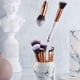 thumbnail image 5 of Juego de brochas de maquillaje de mármol profesional de 10 piezas con soporte de cepillo de mármol, para polvo suelto, contorno, sombra, resaltador, sombra de ojos y base Sincero  Hogar, 5 of 5