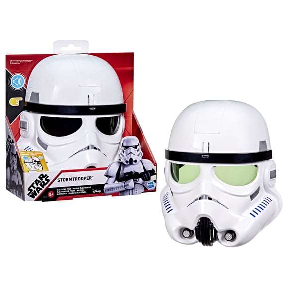 Star Wars Stormtrooper Electronic Mask, Star Wars Costume for Kids Ages 5 & up