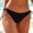 Black, variant on Bestselling Swimsuit Women's Sexy Solid Color Swimwear Slim Bikini Straped Swimming Trunks