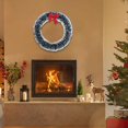 thumbnail image 3 of Corona de Navidad BLESIY Guirnalda navideña 25cmx25cm Blanco, 3 of 8