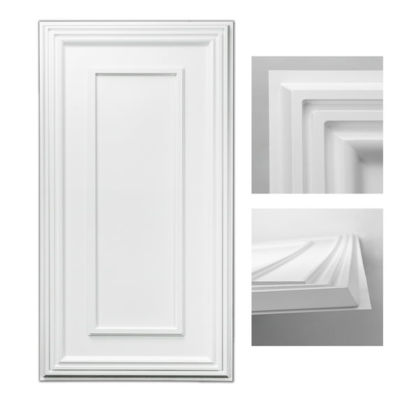 Art3d 12-Pack 24"x48"Drop Ceiling Tiles in White